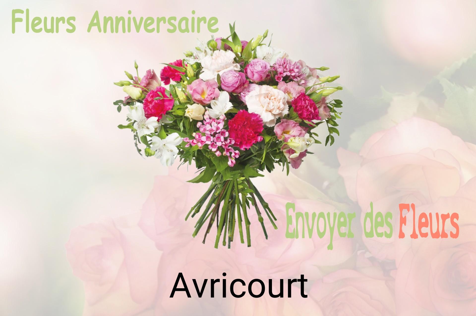 Bouquet de fleurs d’anniversaire livré à Avricourt