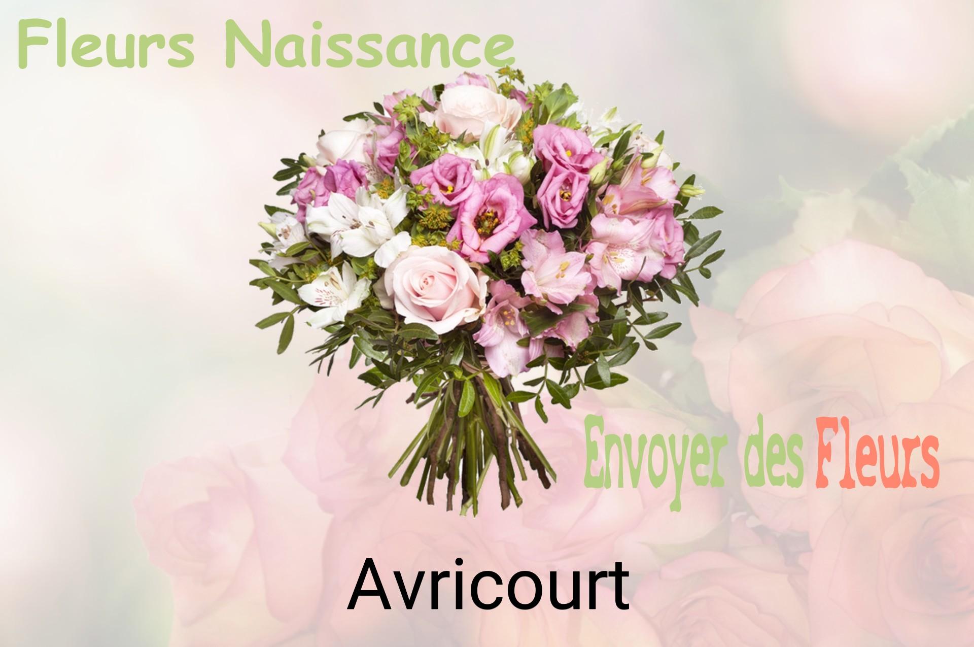 Bouquet de fleurs de naissance livré à Avricourt
